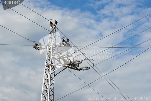 Image of Electic lines mast