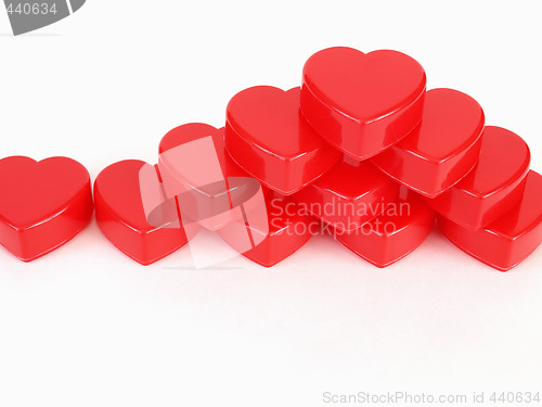 Image of Stacked Hearts