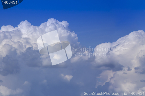 Image of Blue sky with white clouds as seamles background 