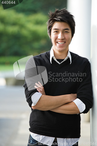 Image of Asian college student