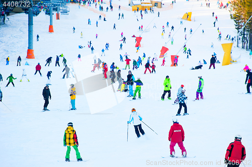 Image of Winter ski resort