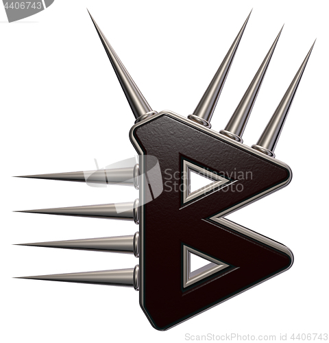 Image of rune with spikes