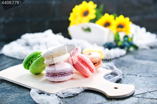 Image of color macaroons