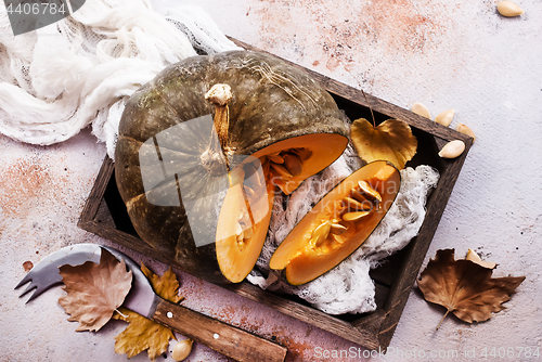 Image of raw pumpkin