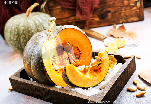 Image of raw pumpkin