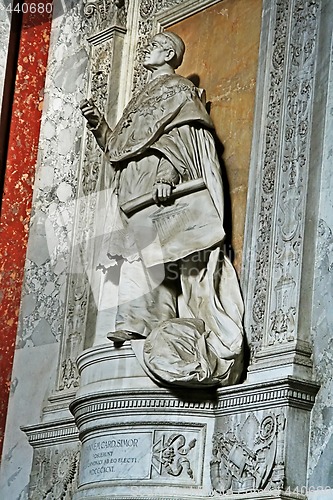 Image of priest's statue