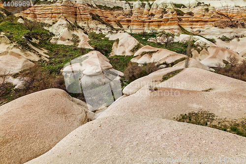 Image of Eroded stone cliffs