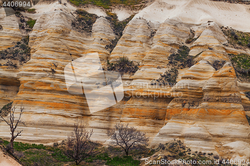 Image of Eroded stone cliffs