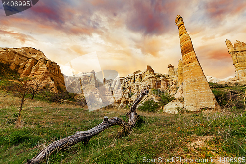 Image of Love valley near Goreme, Turkey