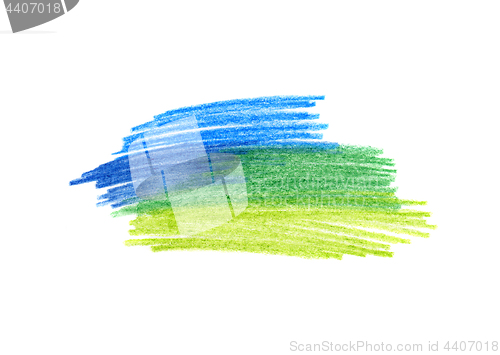 Image of Abstract color hand drawn background for design