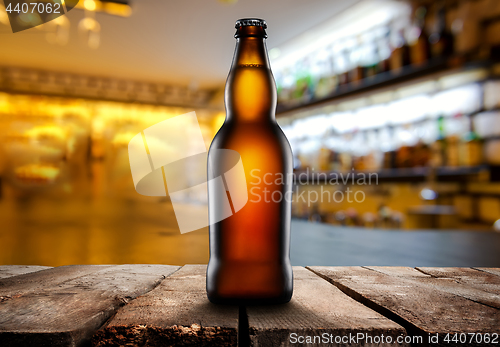 Image of Beer in dark pub