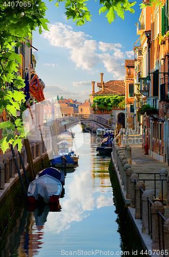 Image of Venetian canal Italy