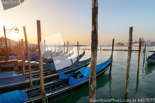 Image of Gondolas and San Giorgio 