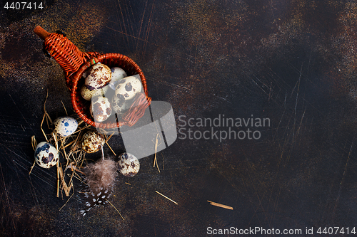 Image of quail eggs 