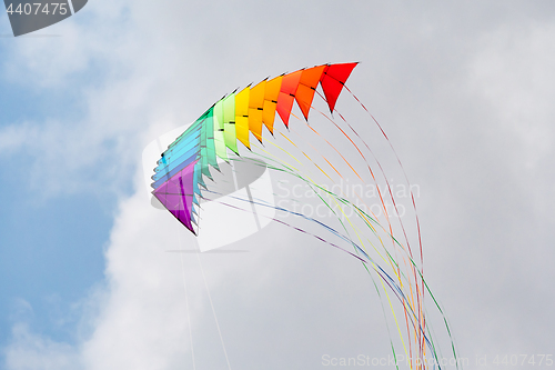 Image of Stack of delta stunt kites