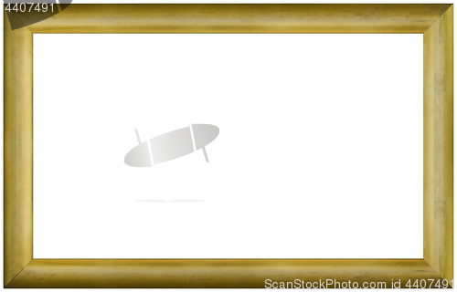 Image of Old Golden Frame Cutout