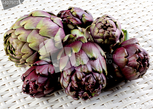 Image of Perfect Raw Artichokes