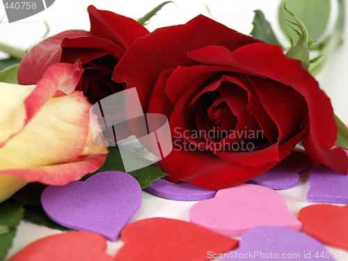 Image of Roses and Hearts