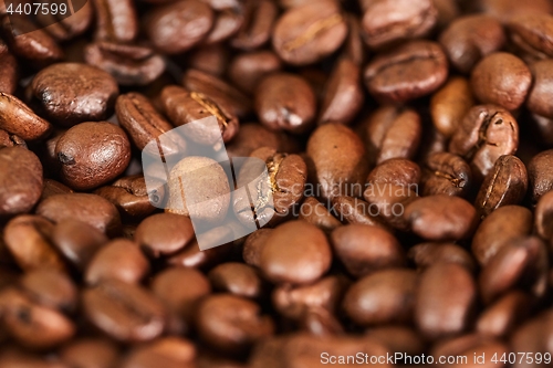 Image of Coffee beans closeup