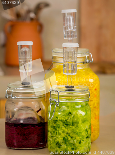 Image of Fermented food jars