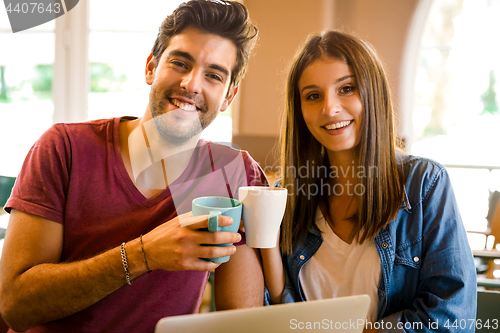 Image of Students making a toast