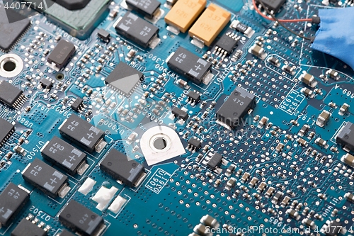 Image of Circuit board closeup