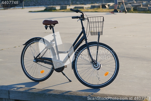 Image of Bicycle on a square