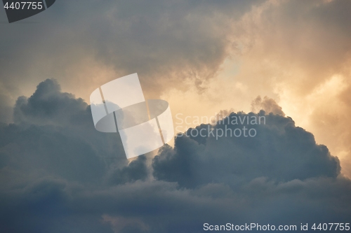 Image of Stormy clouds in the sky