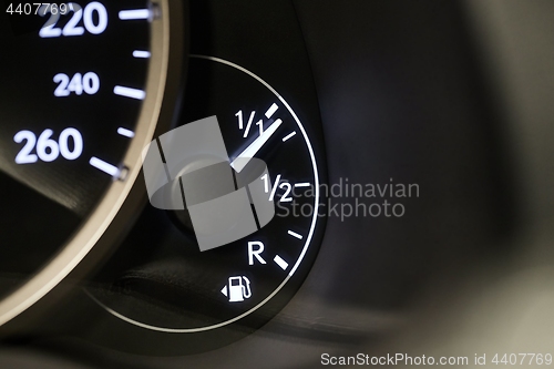 Image of Fuel Gauge Going Down