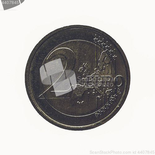 Image of Vintage Two Euro coin