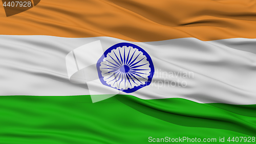 Image of Closeup India Flag