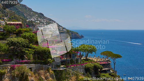 Image of Beautiful view on Amalfi coast, Italy