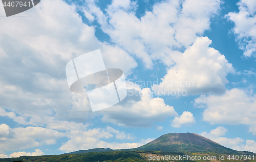 Image of View of Vesuvius volcano from Naples