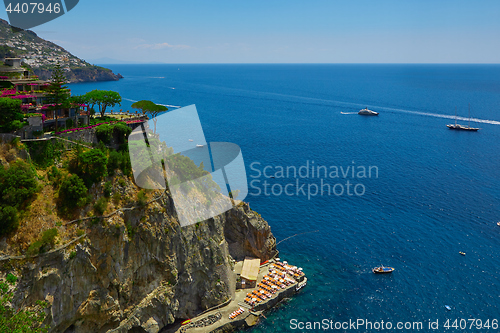 Image of Beautiful view on Amalfi coast, Italy