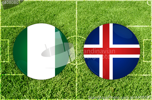 Image of Nigeria vs Iceland football match