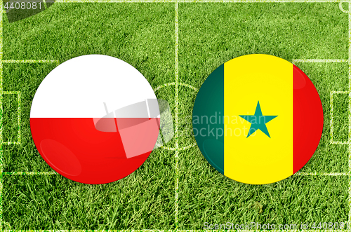 Image of Poland vs Senegal football match