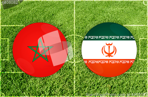 Image of Marocco vs Iran football match
