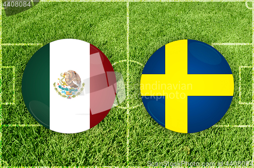 Image of Mexico vs Sweden football match