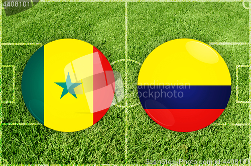 Image of Senegal vs Colombia football match
