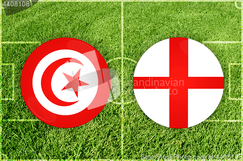 Image of Tunis vs England football match
