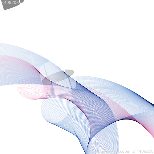 Image of Abstract wave isolated on white background