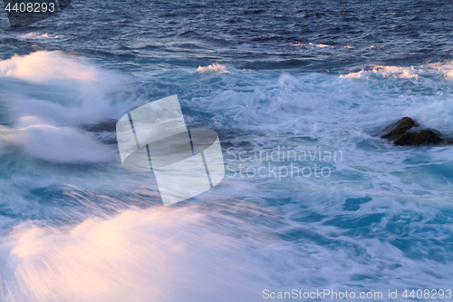 Image of Windy blue sea
