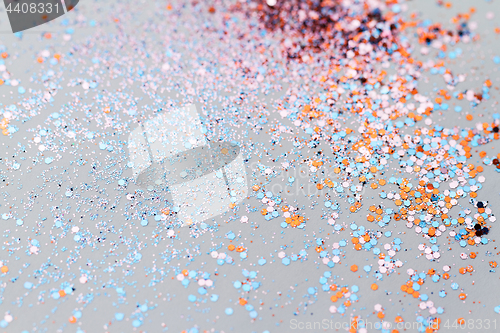 Image of Color glitter - macro photo