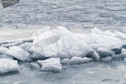 Image of Frozen lake