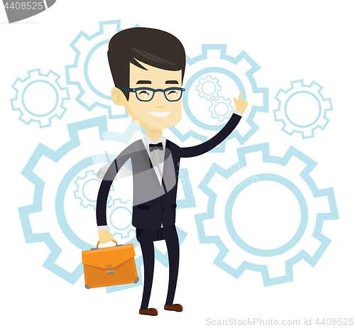 Image of Successful business idea vector illustration.