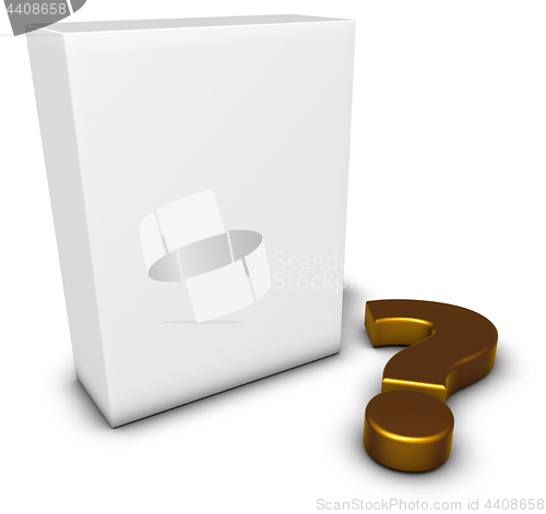 Image of question mark and box