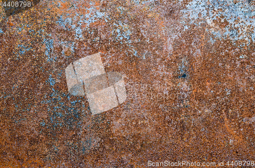 Image of Rusted metal background