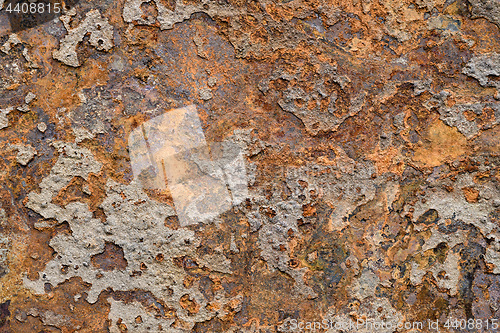 Image of Rusted metal background