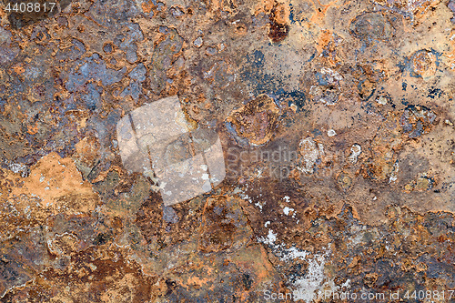 Image of Rusted metal background