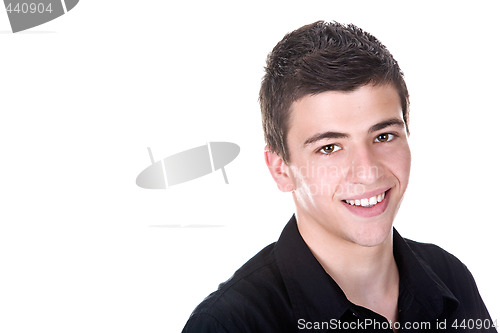 Image of Young Man Smiling